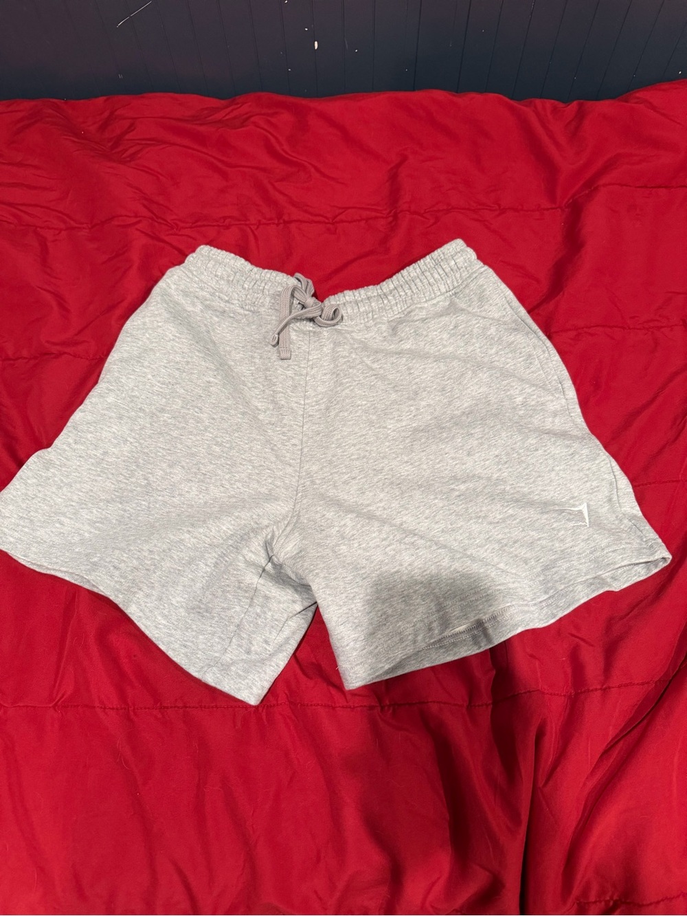 Gymshark Light Gray Men's Athletic Drawstring Shorts
